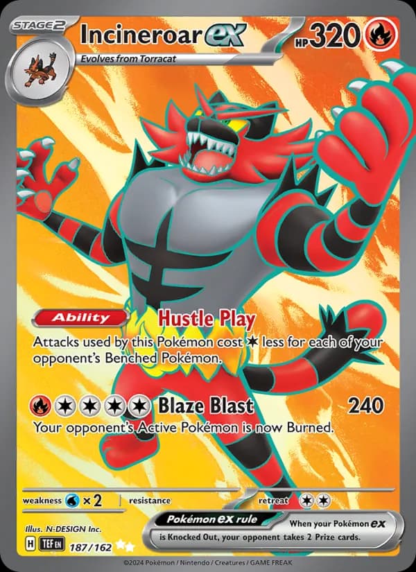 Incineroar ex 187/162, Temporal Forces