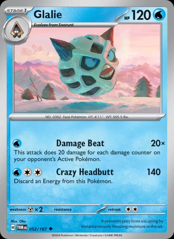 Glalie 052/167, Twilight Masquerade