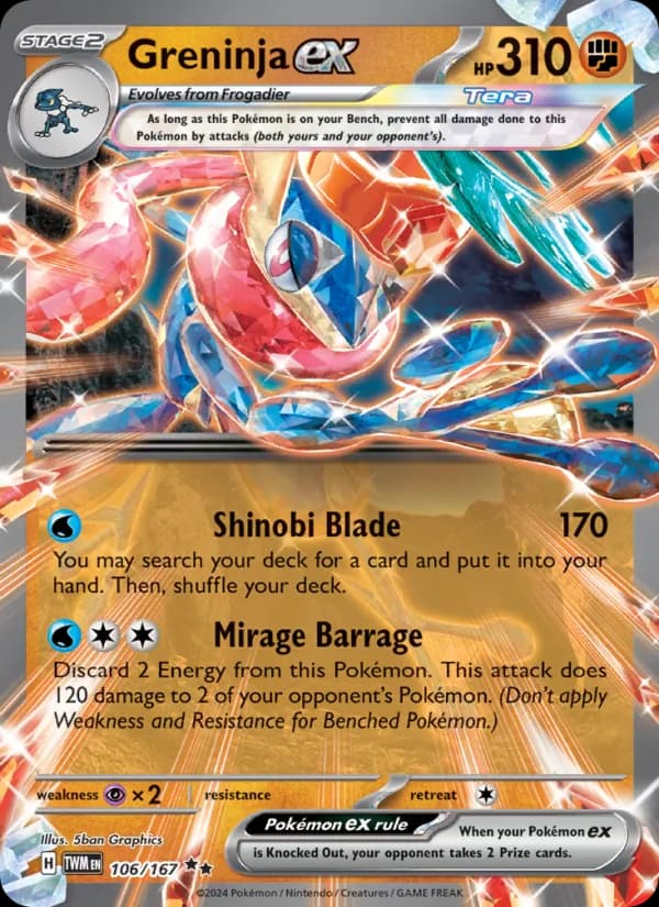 Greninja ex 106/167, Twilight Masquerade