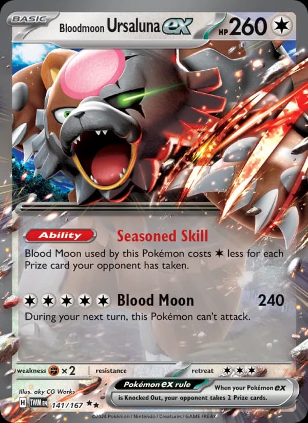 Bloodmoon Ursaluna ex 141/167, Twilight Masquerade