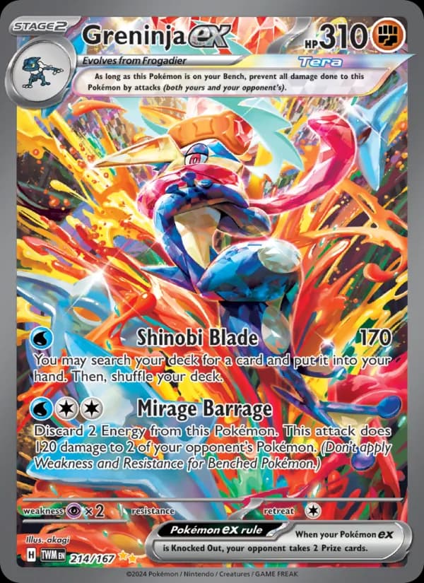 Greninja ex 214/167, Twilight Masquerade