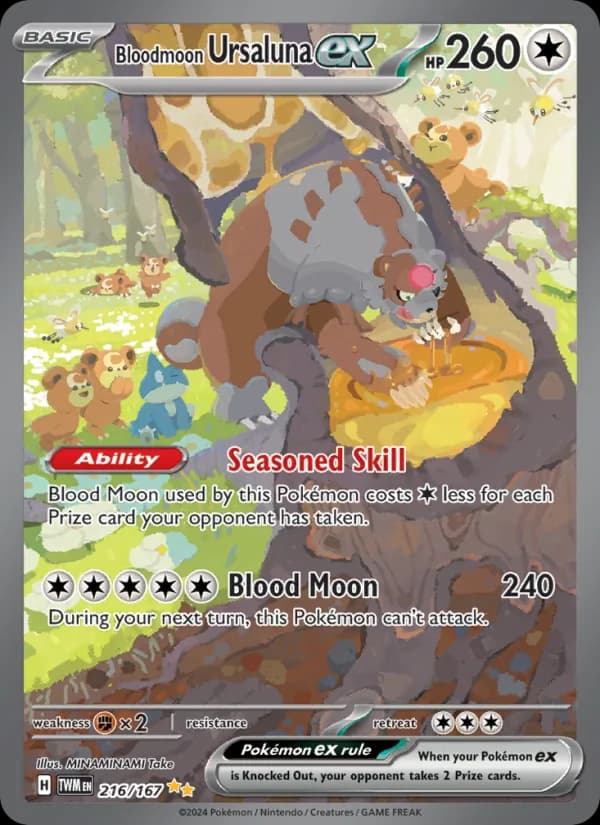 Bloodmoon Ursaluna ex 216/167, Twilight Masquerade