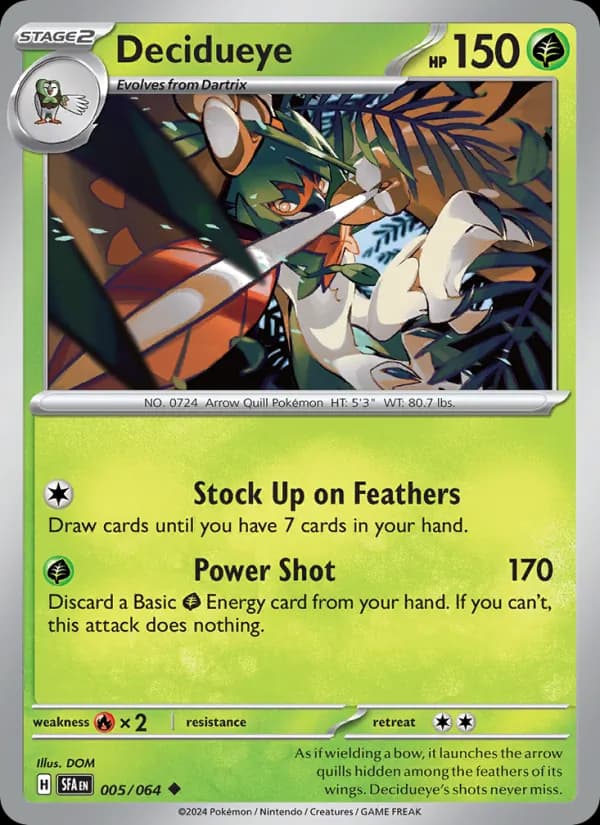Decidueye 005/64, Shrouded Fable