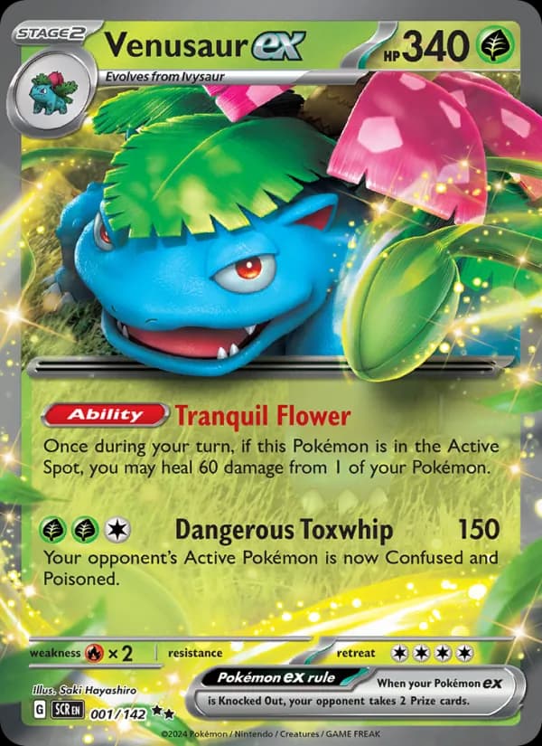 Venusaur ex 001/142, Stellar Crown