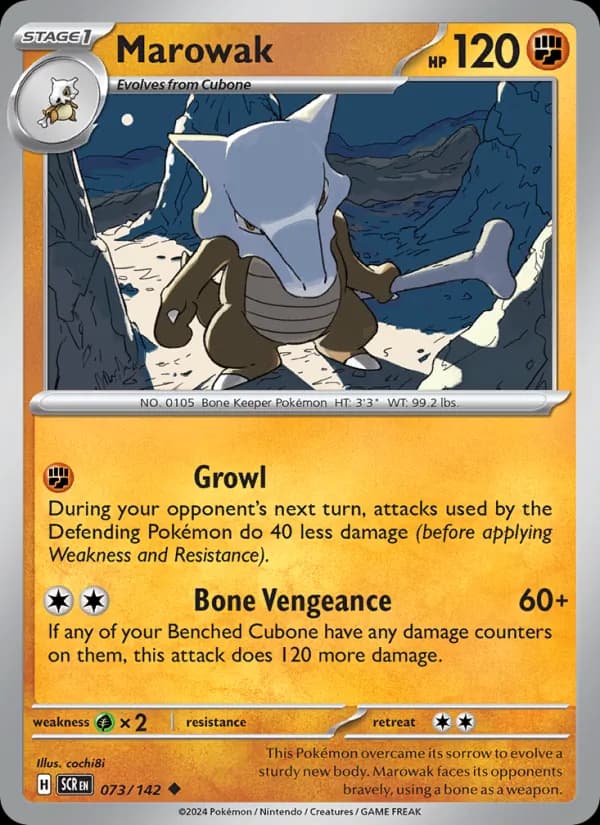 Marowak 073/142, Stellar Crown