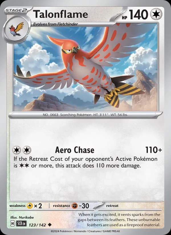 Talonflame 123/142, Stellar Crown