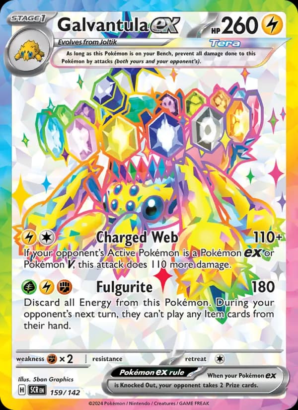 Galvantula ex 159/142, Stellar Crown