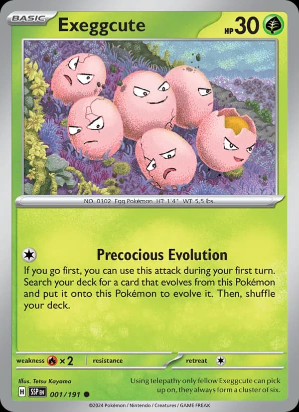 Exeggcute 001/191, Surging Sparks