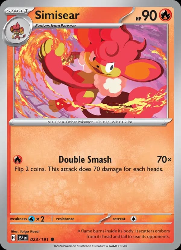 Simisear 023/191, Surging Sparks
