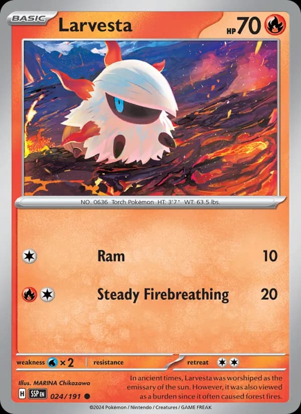 Larvesta 024/191, Surging Sparks