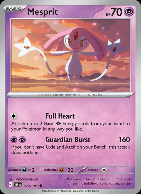 Mesprit 079/191, Surging Sparks