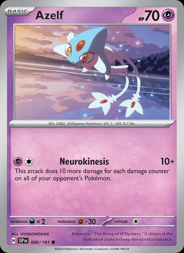 Azelf 080/191, Surging Sparks