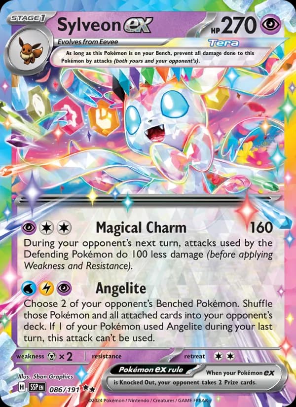 Sylveon ex 086/191, Surging Sparks