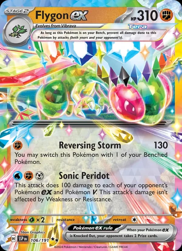 Flygon ex 106/191, Surging Sparks
