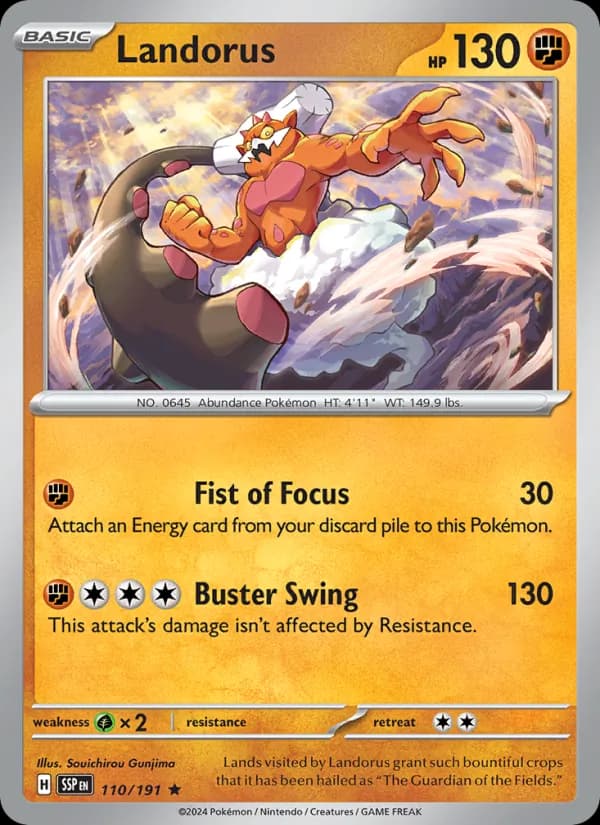 Landorus 110/191, Surging Sparks