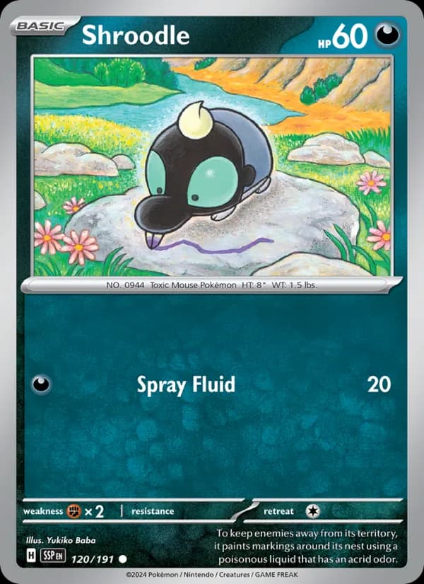Shroodle 120/191, Surging Sparks