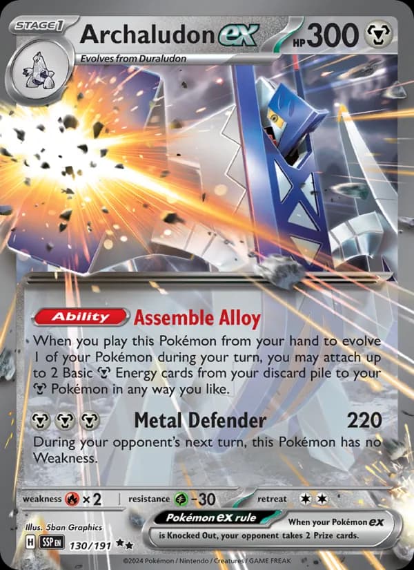 Archaludon ex 130/191, Surging Sparks