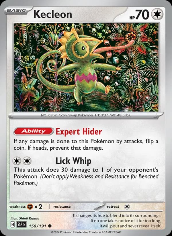 Kecleon 150/191, Surging Sparks