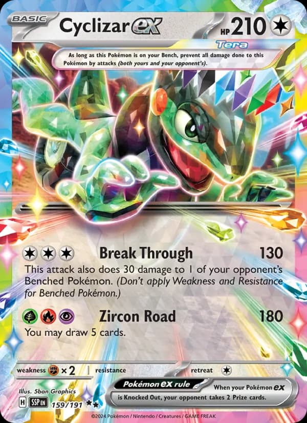 Cyclizar ex 159/191, Surging Sparks