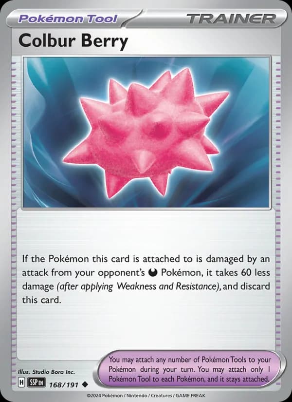 Colbur Berry 168/191, Surging Sparks