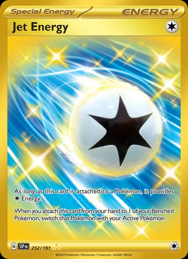 Jet Energy 252/191, Surging Sparks