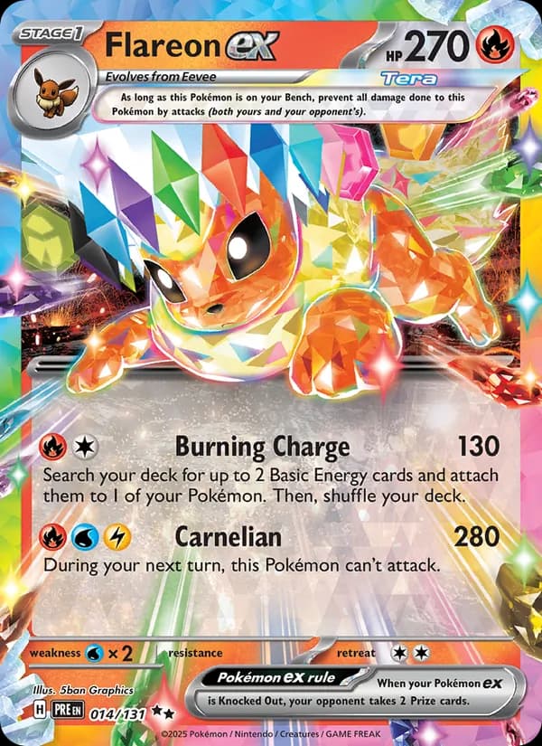 Flareon ex 014/131, Prismatic Evolutions