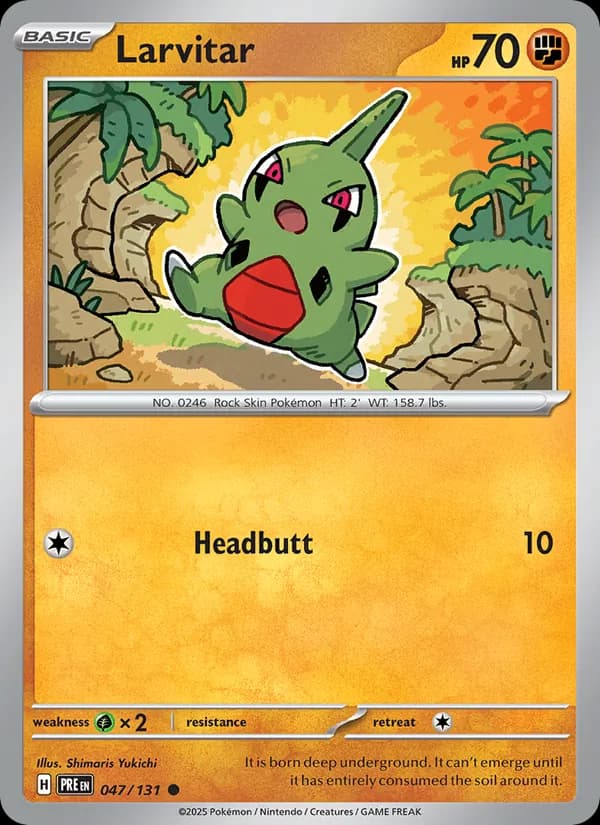 Larvitar 047/131, Prismatic Evolutions