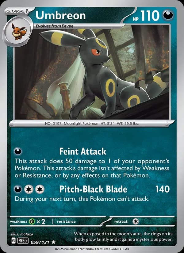 Umbreon 059/131, Prismatic Evolutions