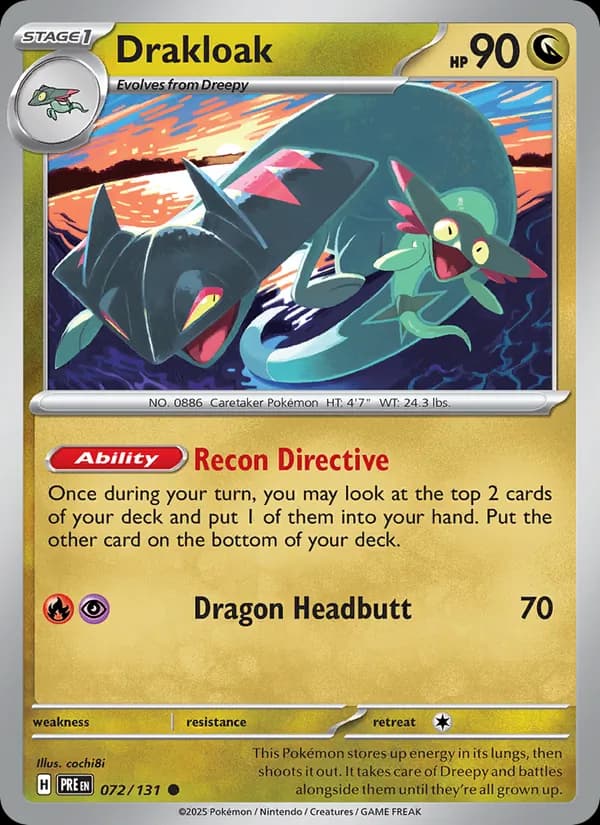 Drakloak 072/131, Prismatic Evolutions