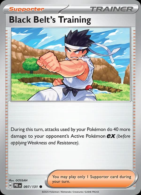 Black Belt's Training 097/131, Prismatic Evolutions