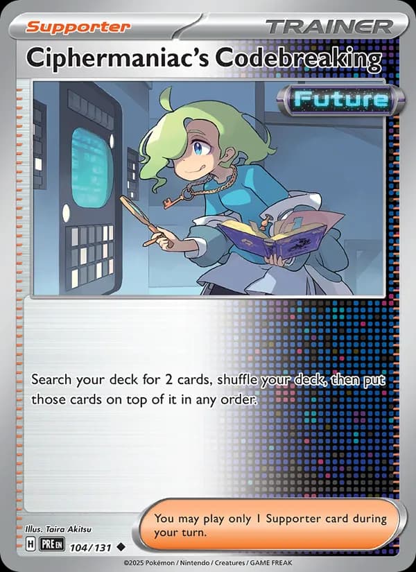 Ciphermaniac's Codebreaking 104/131, Prismatic Evolutions