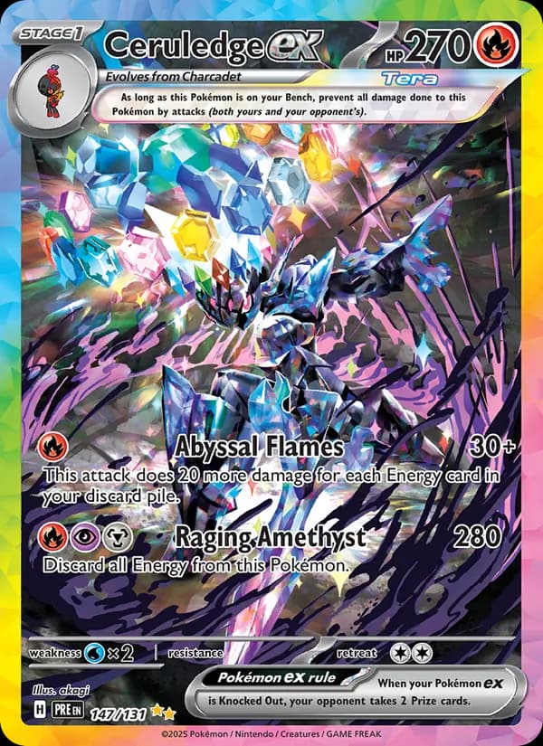 Ceruledge ex 147/131, Prismatic Evolutions