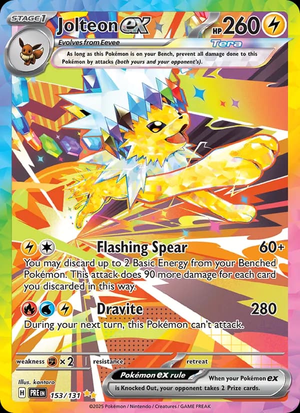 Jolteon ex 153/131