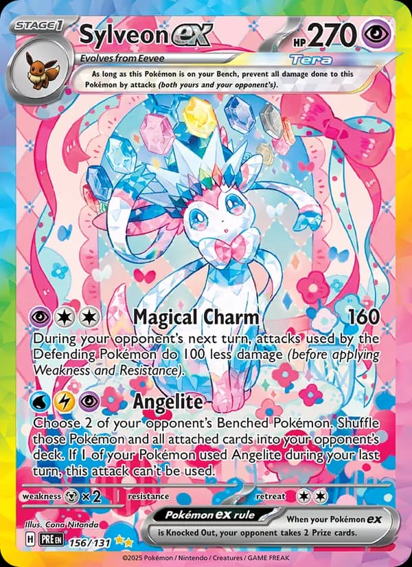 Sylveon ex 156/131, Prismatic Evolutions