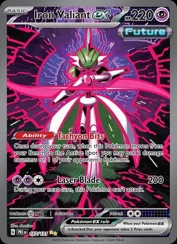Iron Valiant ex 157/131, Prismatic Evolutions