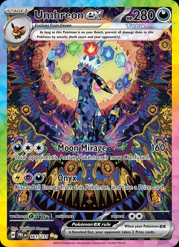 Umbreon ex 161/131, Prismatic Evolutions