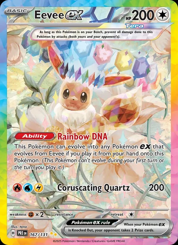 Eevee ex 167/131, Prismatic Evolutions