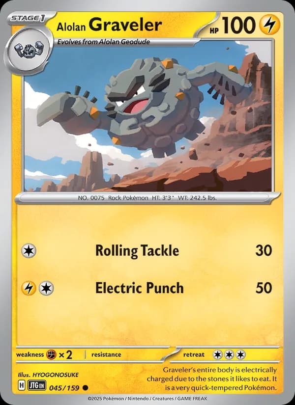 Alolan Graveler 045/159, Journey Together