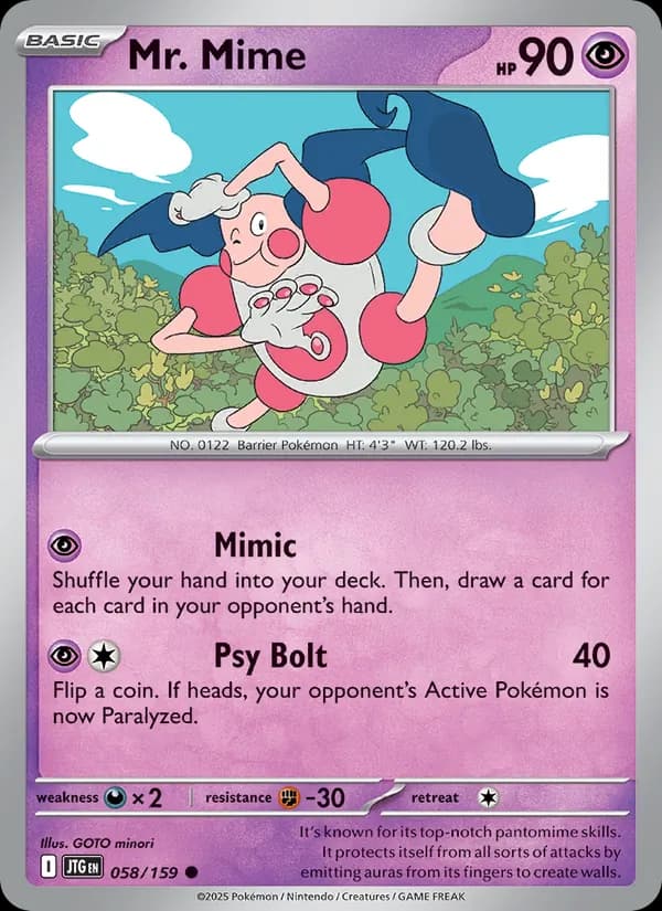 Mr. Mime 058/159, Journey Together