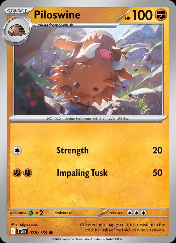 Piloswine 078/159, Journey Together