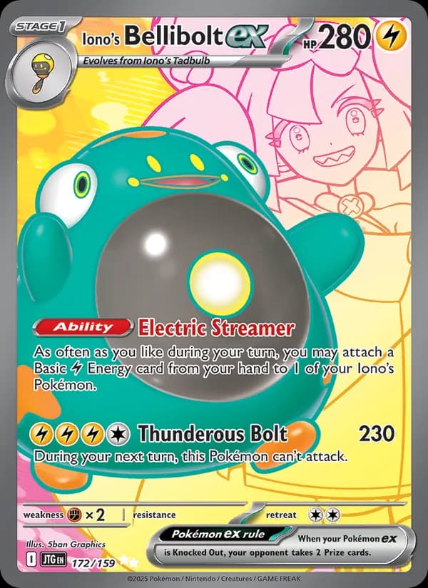 Iono's Bellibolt ex 172/159, Journey Together