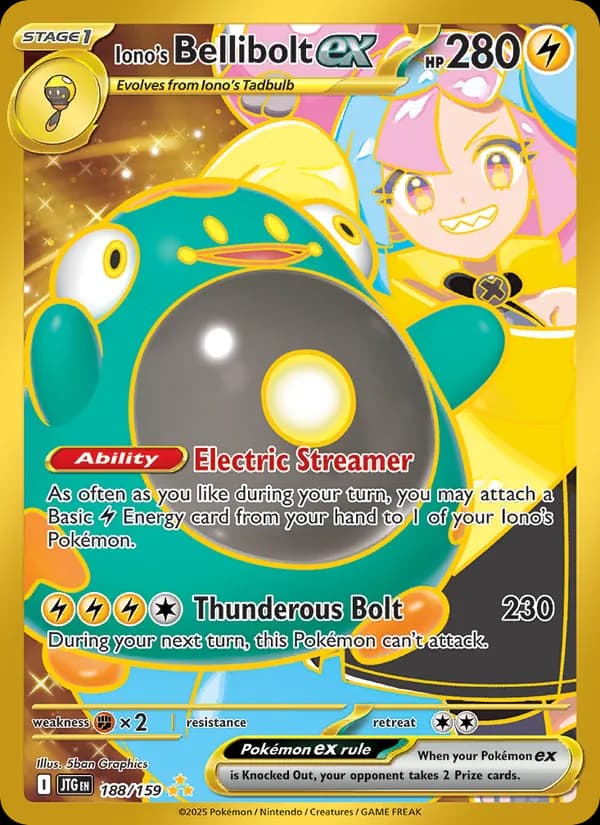 Iono's Bellibolt ex 188/159, Journey Together