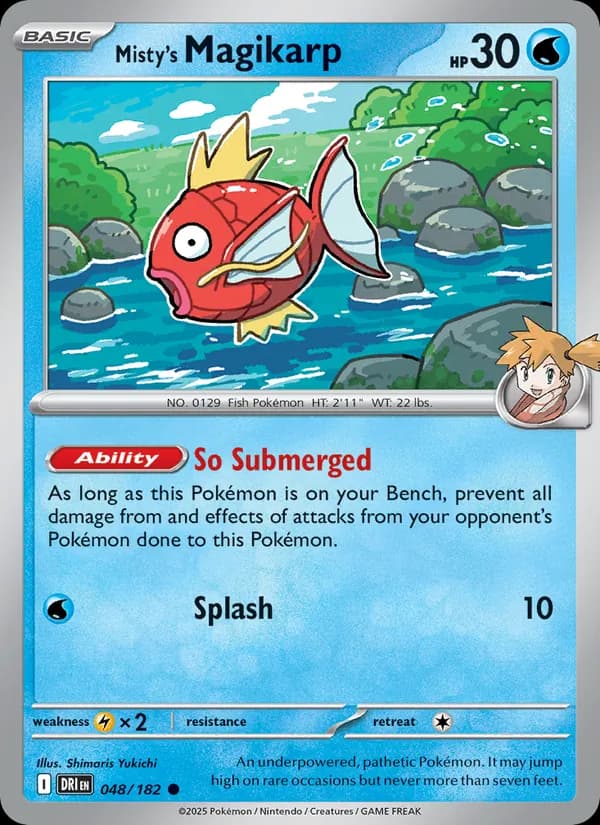 Misty's Magikarp 048/182, Destined Rivals