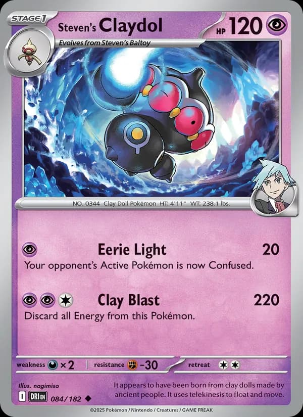 Steven's Claydol 084/182, Destined Rivals