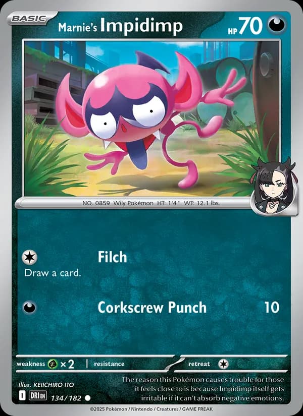 Marnie's Impidimp 134/182, Destined Rivals