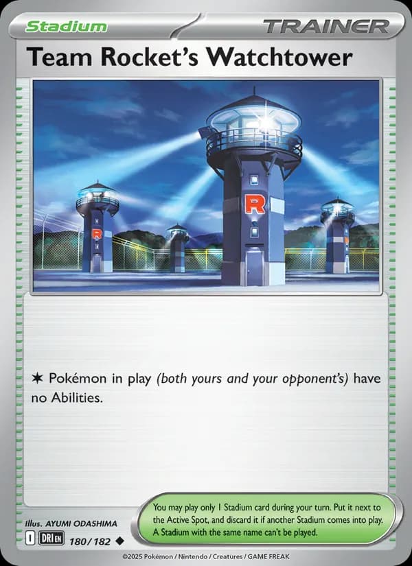 Team Rocket's Watchtower 180/182, Destined Rivals
