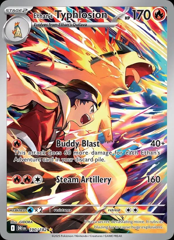 Ethan's Typhlosion 190/182, Destined Rivals