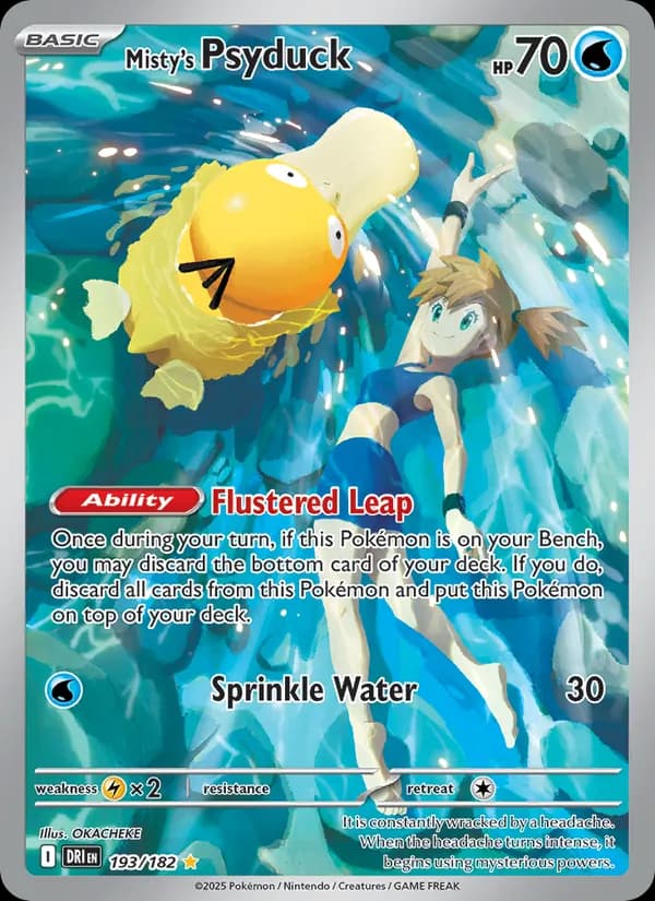 Misty's Psyduck 193/182, Destined Rivals