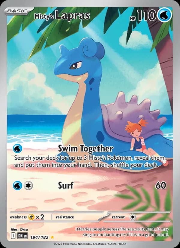 Misty's Lapras 194/182, Destined Rivals