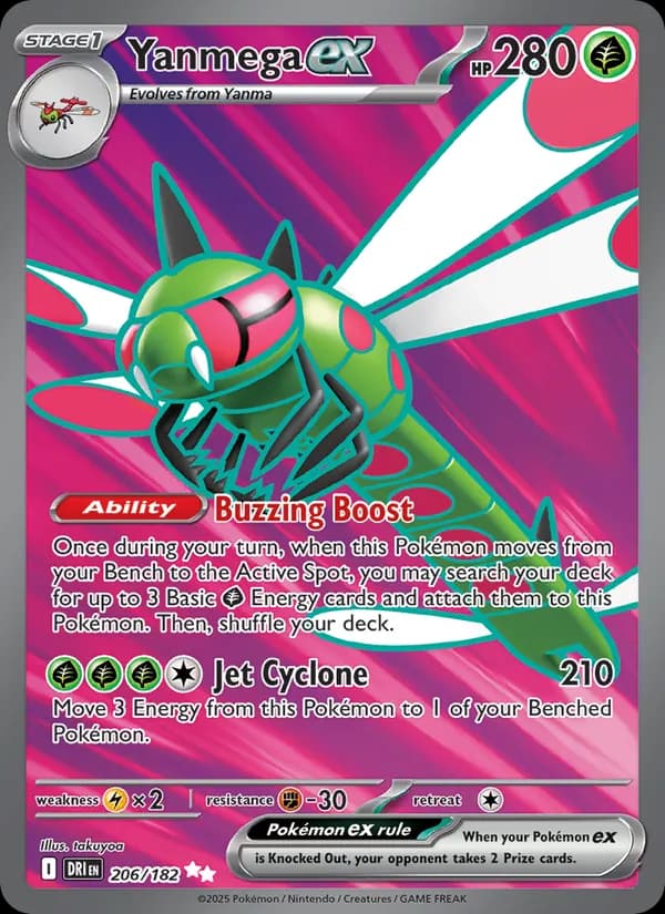 Yanmega ex 206/182, Destined Rivals